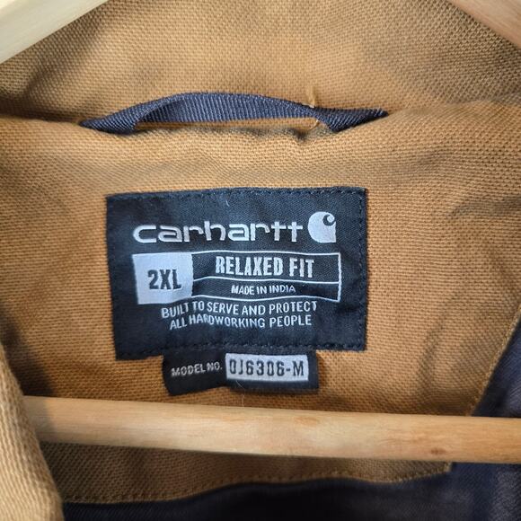 Carhartt Duck Detroit Rugged Flex 0J6306-M Workwear Jacket Men’s XXL Relaxed Fit - Picture 3 of 4